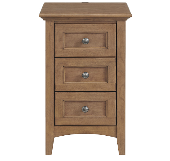 McKenzie Small 3‑Drawer Nightstand