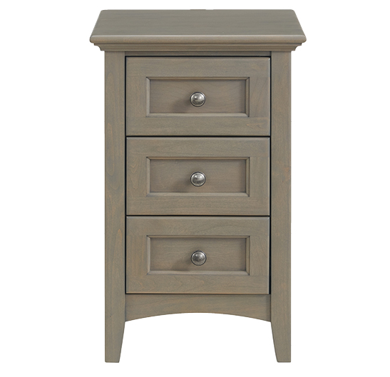 McKenzie Small 3‑Drawer Nightstand