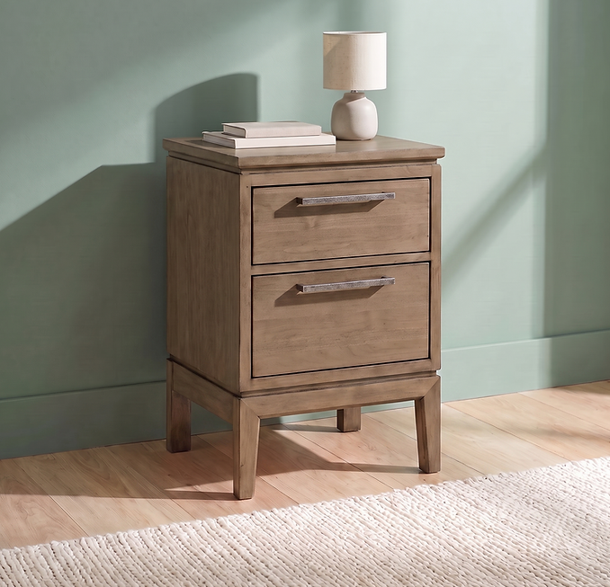 Bailey Small 2-Drawer Nightstand