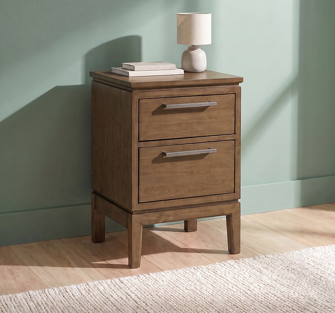 Bailey Small 2-Drawer Nightstand
