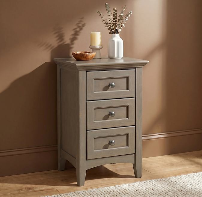 McKenzie Small 3-Drawer Nightstand