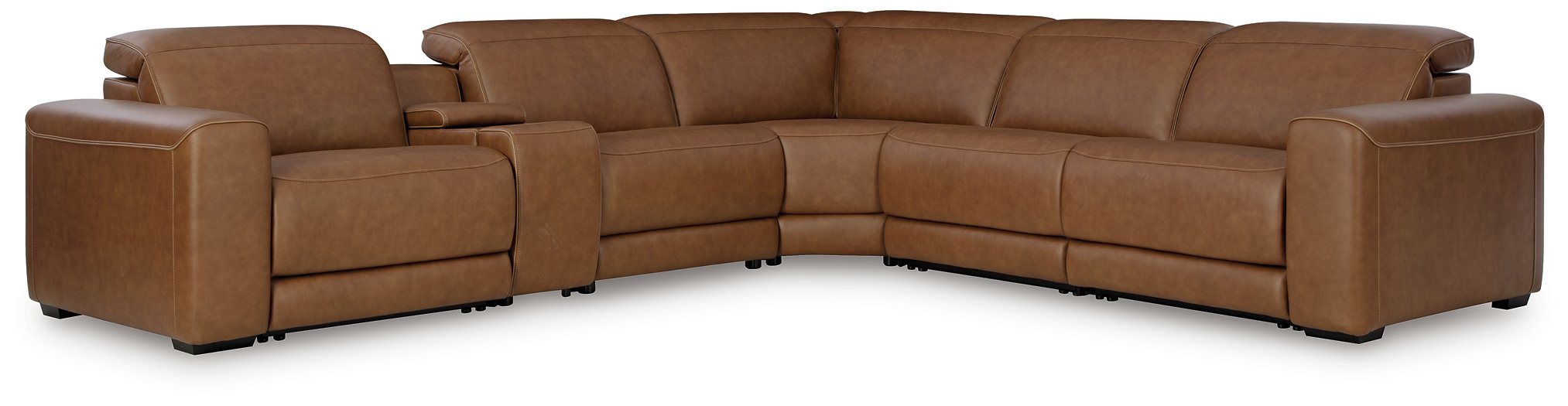Magic Man 5-Piece Power Reclining Sectional - Barr’s Furniture (Riverside CA)