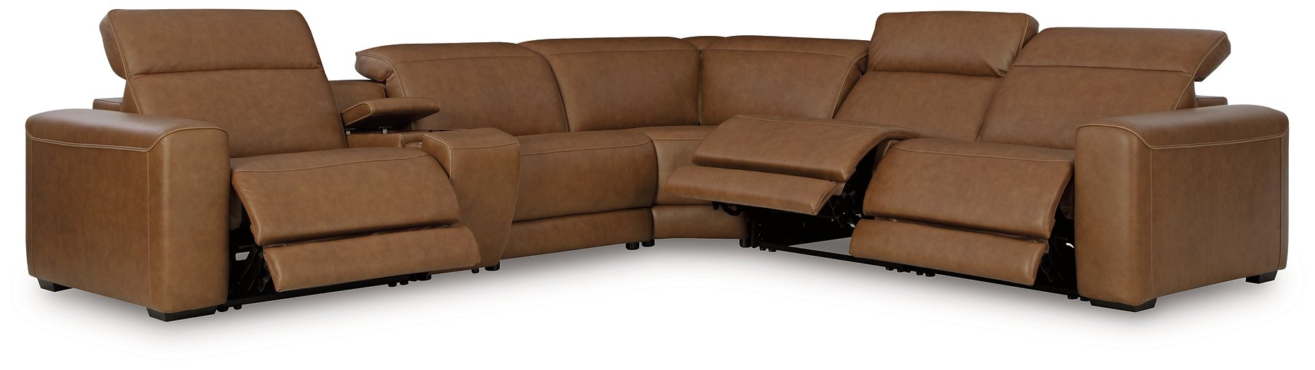 Magic Man 5-Piece Power Reclining Sectional - Barr’s Furniture (Riverside CA)