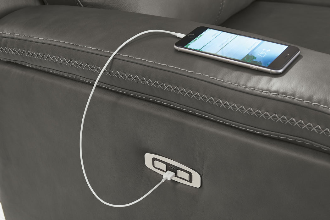 Bleckley Power Reclining Sofa - Barr’s Furniture (Riverside CA)