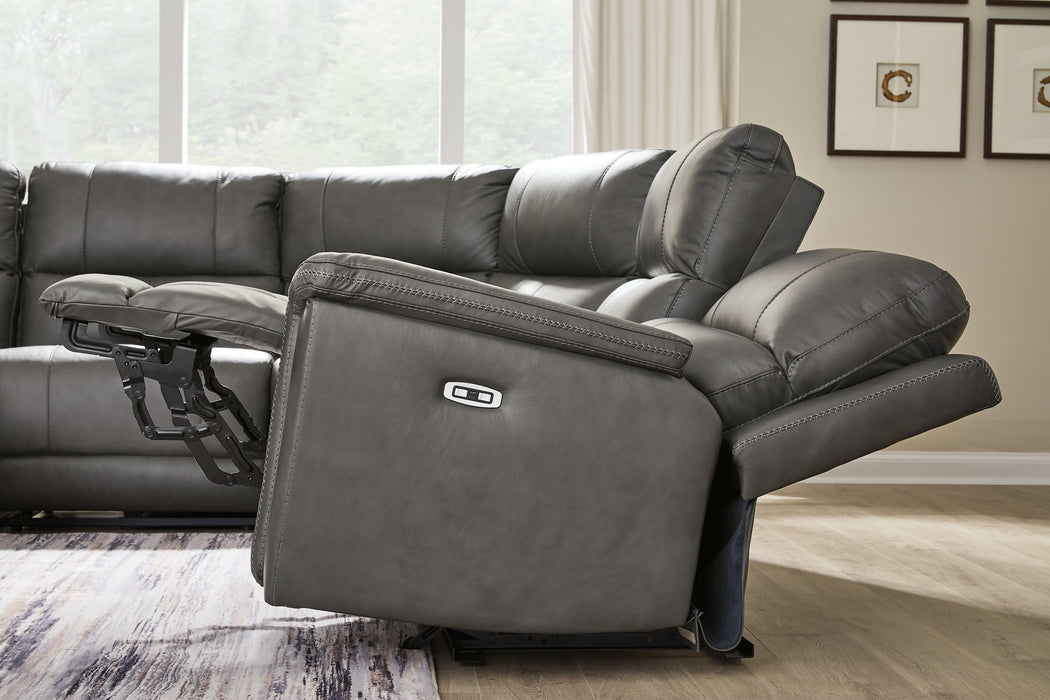 Bleckley Power Reclining Sectional - Barr’s Furniture (Riverside CA)