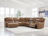 DeepWakes Power Reclining Sectional with Chaise - Barr’s Furniture (Riverside CA)