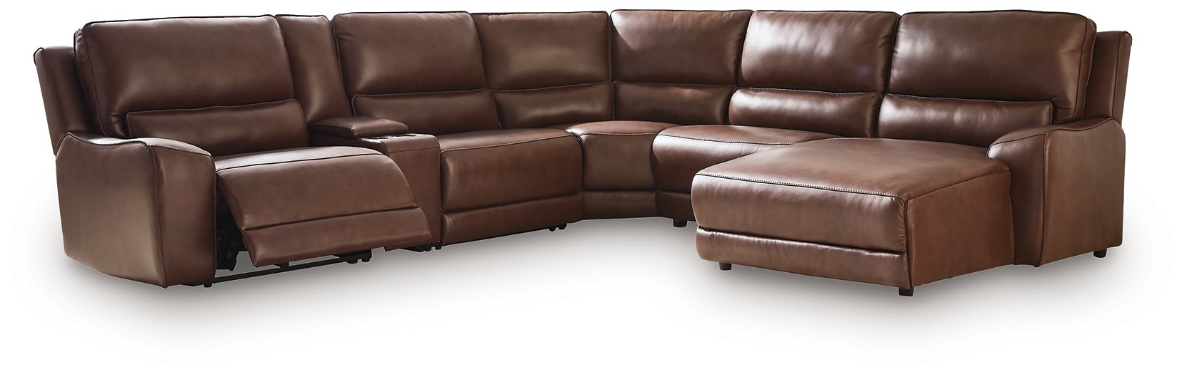 DeepWakes Power Reclining Sectional with Chaise - Barr’s Furniture (Riverside CA)