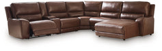 DeepWakes Power Reclining Sectional with Chaise - Barr’s Furniture (Riverside CA)
