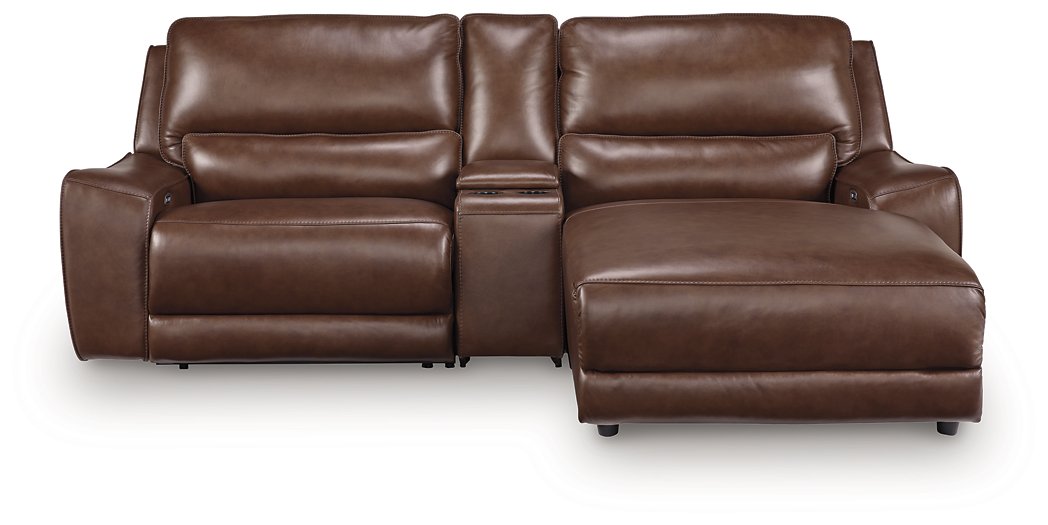DeepWakes Power Reclining Sectional with Chaise - Barr’s Furniture (Riverside CA)