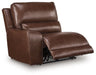 DeepWakes Reclining Sectional with Storage Console - Barr’s Furniture (Riverside CA)