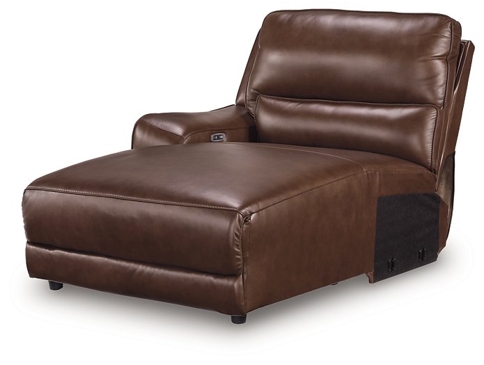 DeepWakes Power Reclining Sectional with Chaise - Barr’s Furniture (Riverside CA)