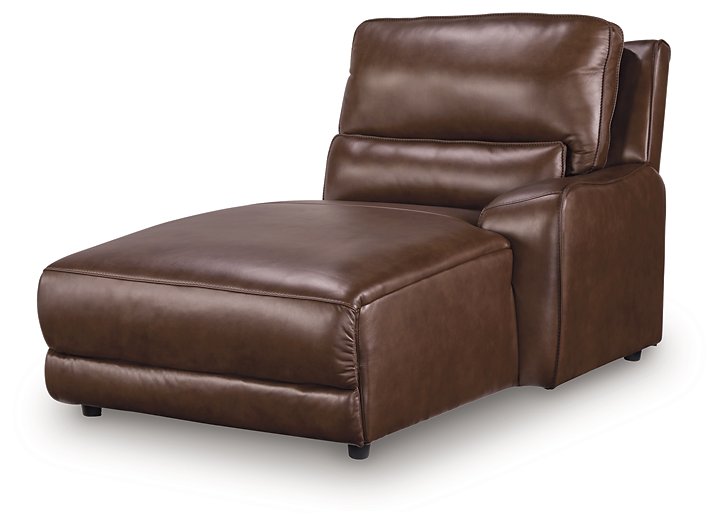 DeepWakes Power Reclining Sectional with Chaise - Barr’s Furniture (Riverside CA)