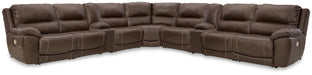 Dunleith Power Reclining Sectional - Barr’s Furniture (Riverside CA)