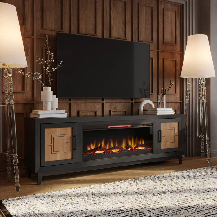 Ventura 86" TV Fireplace Stand