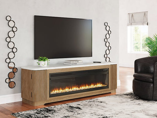 Camdill 80" TV Stand with Electric Fireplace - Barr’s Furniture (Riverside CA)