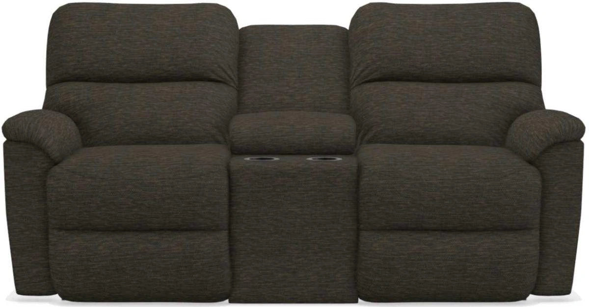 La-Z-Boy Brooks Espresso Power Reclining Loveseat With Headrest & Console