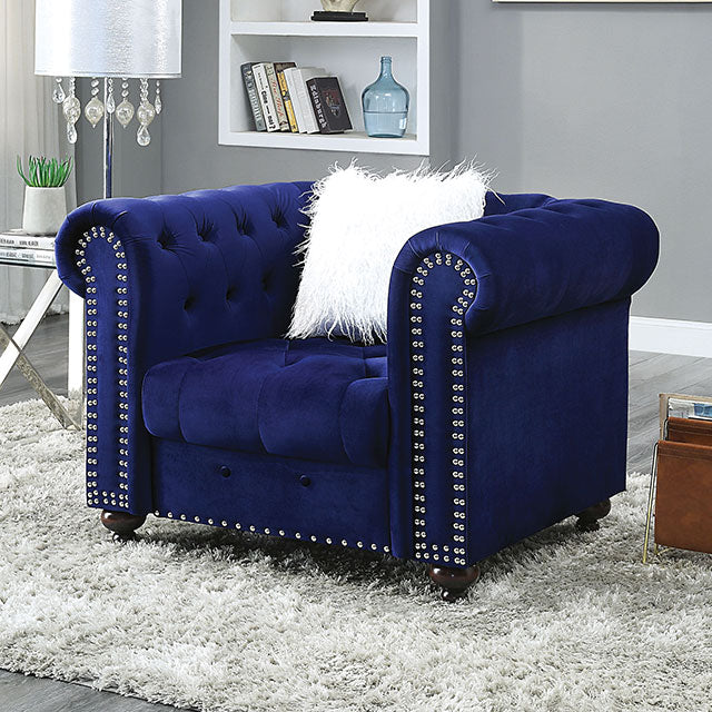 Giacomo Chair Black & Blue
