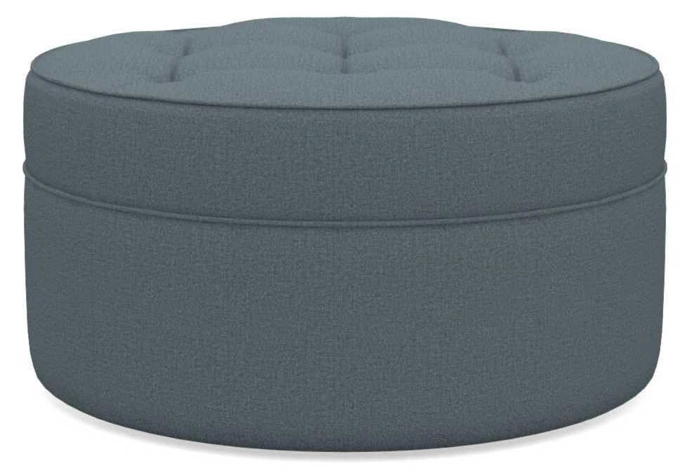La-Z-Boy Roundabout Denim Ottoman