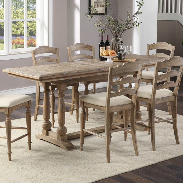 Augusta-Rustic Brown Dining Collection