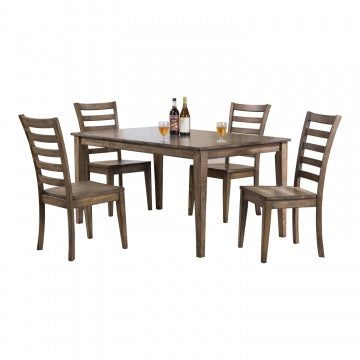 Carmel-Rustic Brown 60" Leg Table