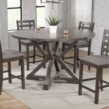 Stratford 60" Round Tall Table w/ Lazy Susan