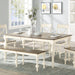 Torrance-White Dining Collection - Barr’s Furniture (Riverside CA)