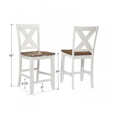 Pacifica 24" X-Back Barstool