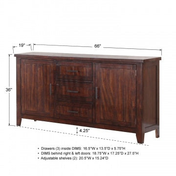 Retreat 66" Sideboard