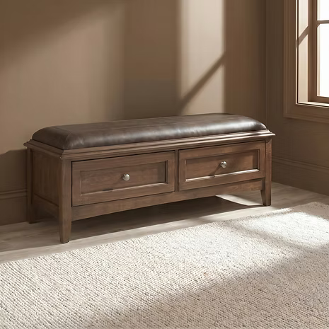 McKenzie 2-Drawer Bench
