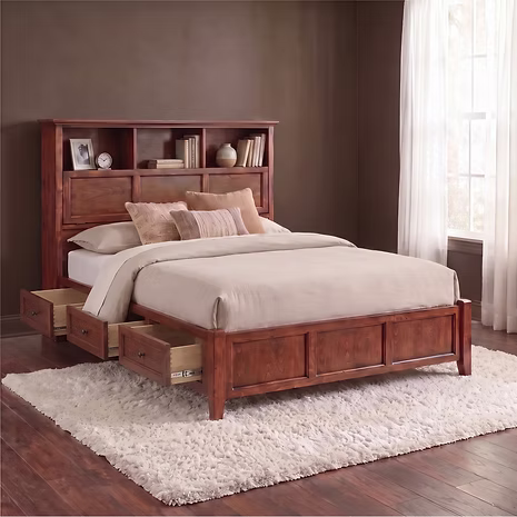 McKenzie Classic Bookcase Storage Beds