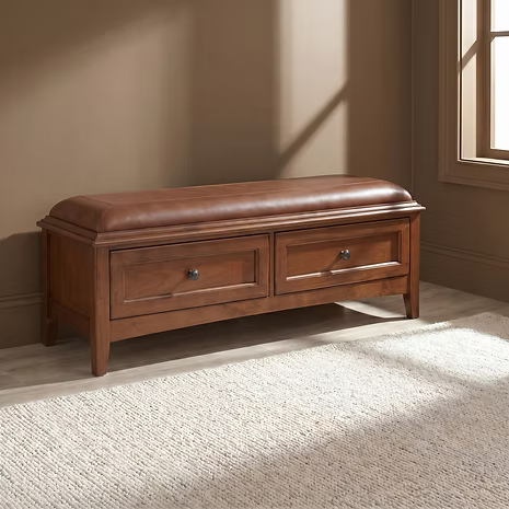 McKenzie 2-Drawer Bench