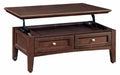 3505CAF – CAF McKenzie Lift Top Coffee Table - Barr’s Furniture (Riverside CA)