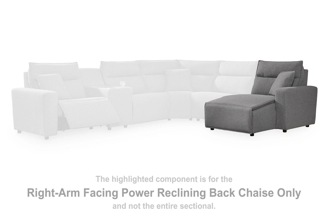 Modmax II Reclining Sectional with Double Chaise and Consoles