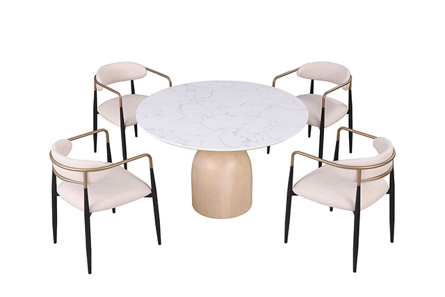 Neasden 5 Pc Dining Table Set