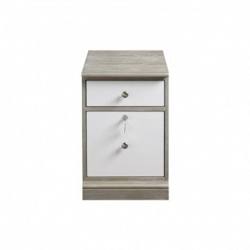 Berkeley Desk-Gray Oak/White