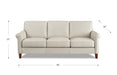 Laguna Vanilla White Leather Collection - Barr’s Furniture (Riverside CA)