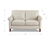 Laguna Vanilla White Leather Collection - Barr’s Furniture (Riverside CA)