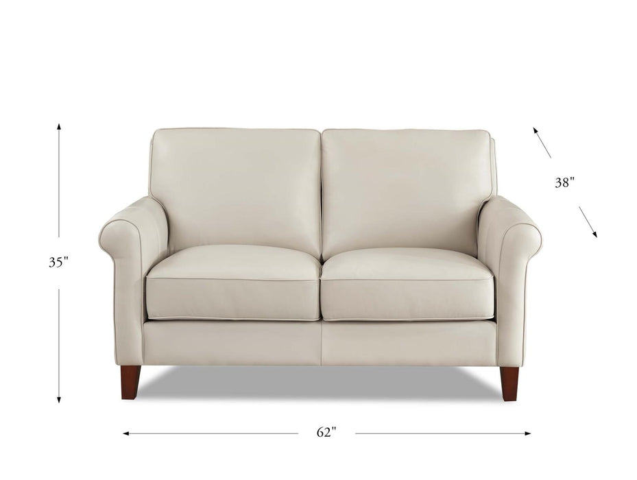 Laguna Vanilla White Leather Collection - Barr’s Furniture (Riverside CA)