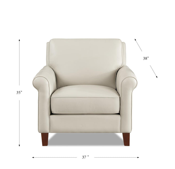 Laguna Vanilla White Leather Collection - Barr’s Furniture (Riverside CA)