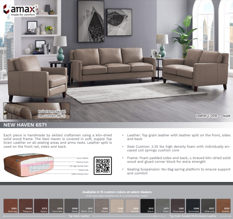6671 Amax Leather NEW LONDON COLLECTION