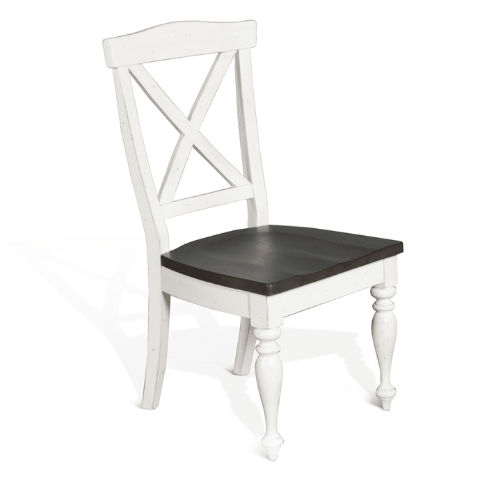 Carriage House Crossback Chair Wood Seat