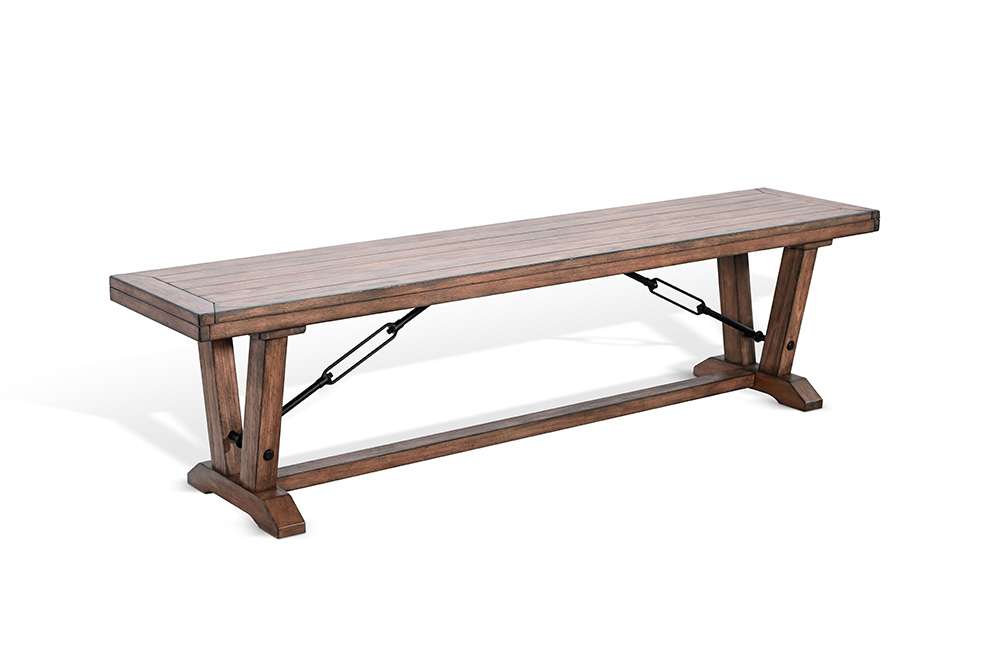 Yellowstone Bench w/ Turnbuckles - Barr’s Furniture (Riverside CA)