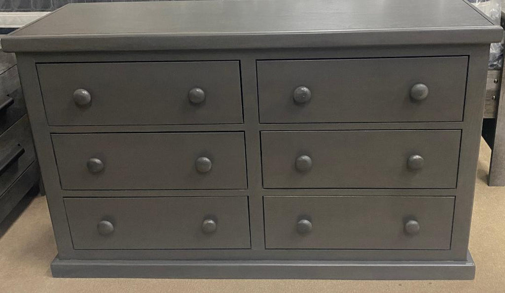 Gray 6 Drawer Dresser