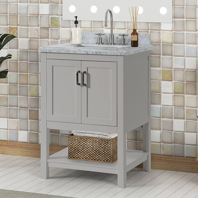 Reston Vanity with Top/ Sink - Barr’s Furniture (Riverside CA)
