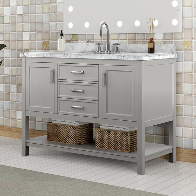 Reston Vanity with Top/ Sink - Barr’s Furniture (Riverside CA)